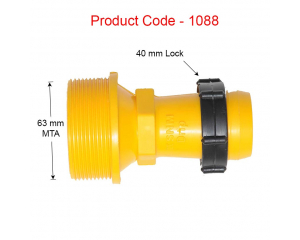 Adaptor / 63 mm MTA / 40 mm Lock 