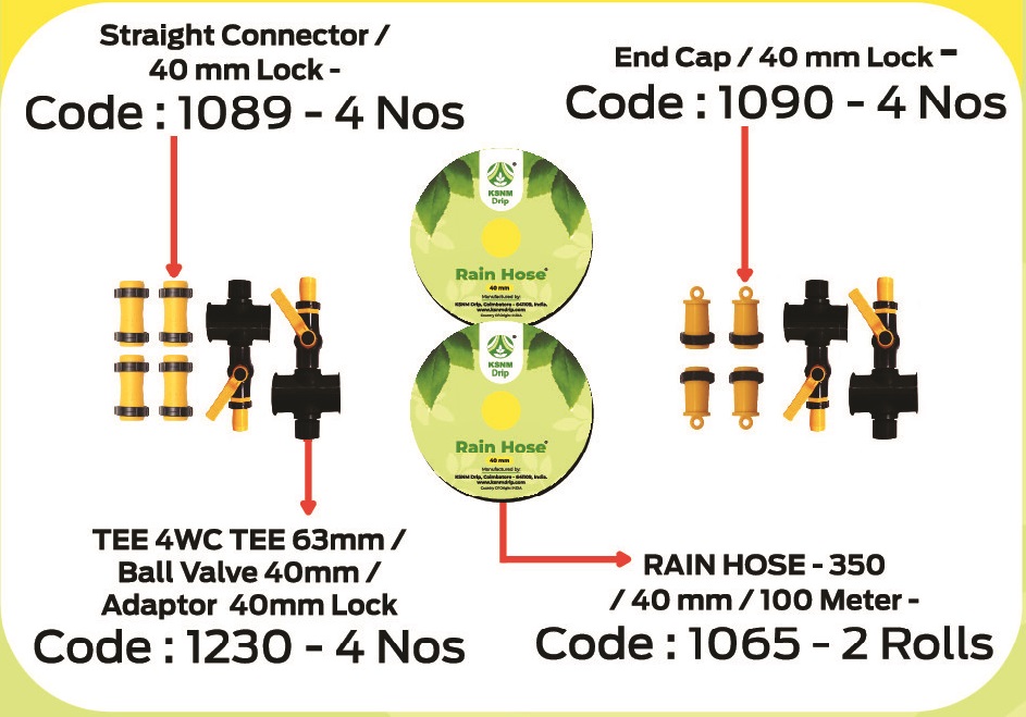 SPRAY IRRIGATION KIT 1000 Sqm 1/4 acre, Buy Spray Irrigation Kit